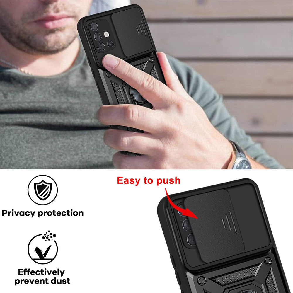 Husa de protectie Techsuit CamShield Series compatibil cu Samsung Galaxy A51 4G, Negru