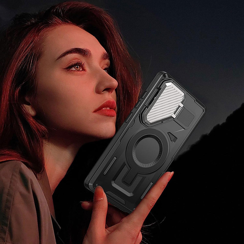 TechSuit Husa de protectie Techsuit CamVault MagSafe compatibil cu Samsung Galaxy S24 Plus, Negru – imagine 2