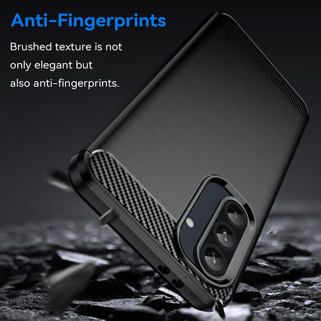 Husa pentru Samsung Galaxy S10e - Techsuit Carbon Silicone - Black