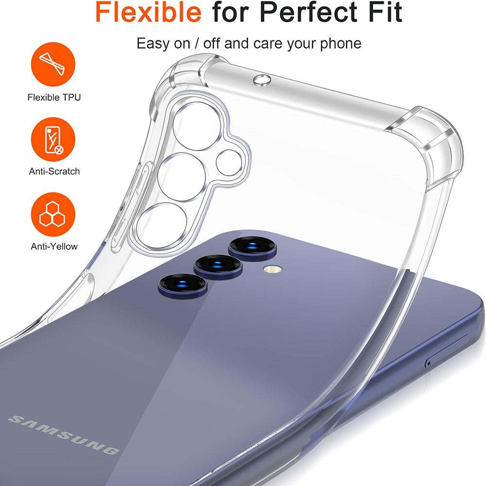 Husa de protectie Techsuit Shockproof Clear Silicone compatibil cu Samsung Galaxy S10 Lite, Transparent