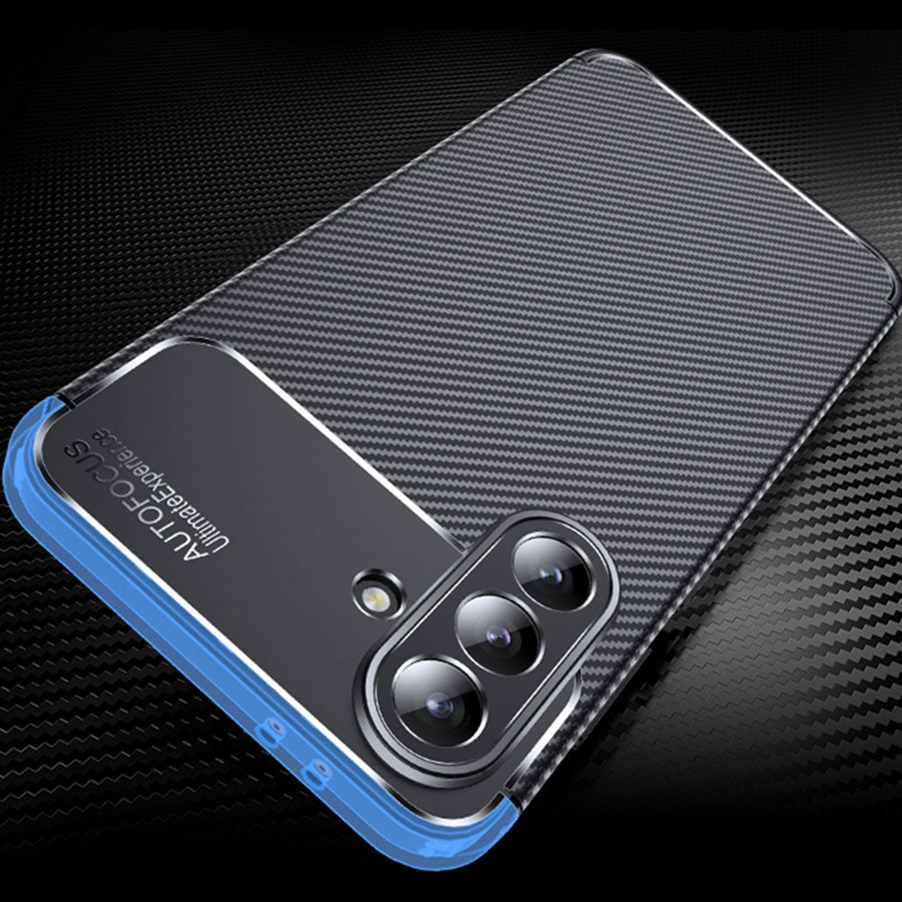 Husa de protectie Techsuit CarbonFiber compatibil cu Samsung Galaxy A56 5G, Negru