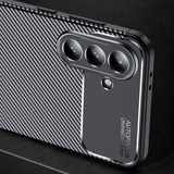 Husa de protectie Techsuit CarbonFiber compatibil cu Samsung Galaxy A56 5G, Negru