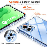 Husa de protectie Techsuit Shockproof Clear Silicone compatibil cu Motorola Moto G62 5G, Transparent