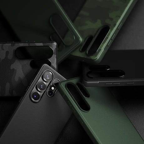 Husa de protectie Ringke Onyx compatibil cu Samsung Galaxy S25 Ultra, Verde Inchis