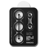 Folie Camera pentru Samsung Galaxy S25 Ultra (set 2) - Ringke Camera Lens Frame Glass - Black