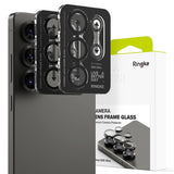 Folie Camera pentru Samsung Galaxy S25 Ultra (set 2) - Ringke Camera Lens Frame Glass - Black