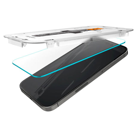 Folie sticlă Spigen Glas.tR EZ-FIT pentru iPhone 14 Pro, transparentă