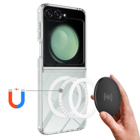 Husă Techsuit MagSafe Pro transparentă pentru Samsung Galaxy Z Flip6 / Flip7 FE