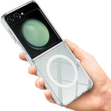 Husa de protectie Techsuit MagSafe Pro compatibil cu Samsung Galaxy Z Flip6 / Flip7 FE, Transparent