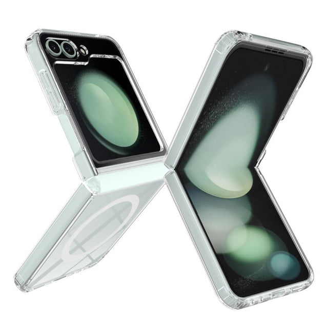 Husa de protectie Techsuit MagSafe Pro compatibil cu Samsung Galaxy Z Flip6 / Flip7 FE, Transparent