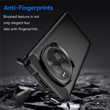 Husa de protectie Techsuit Carbon Silicone compatibil cu Honor X9c Smart, Negru
