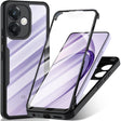 Folie de protectie Techsuit ColorVerse 360 Series + compatibil cu Oppo A40 4G / A60 5G, Negru