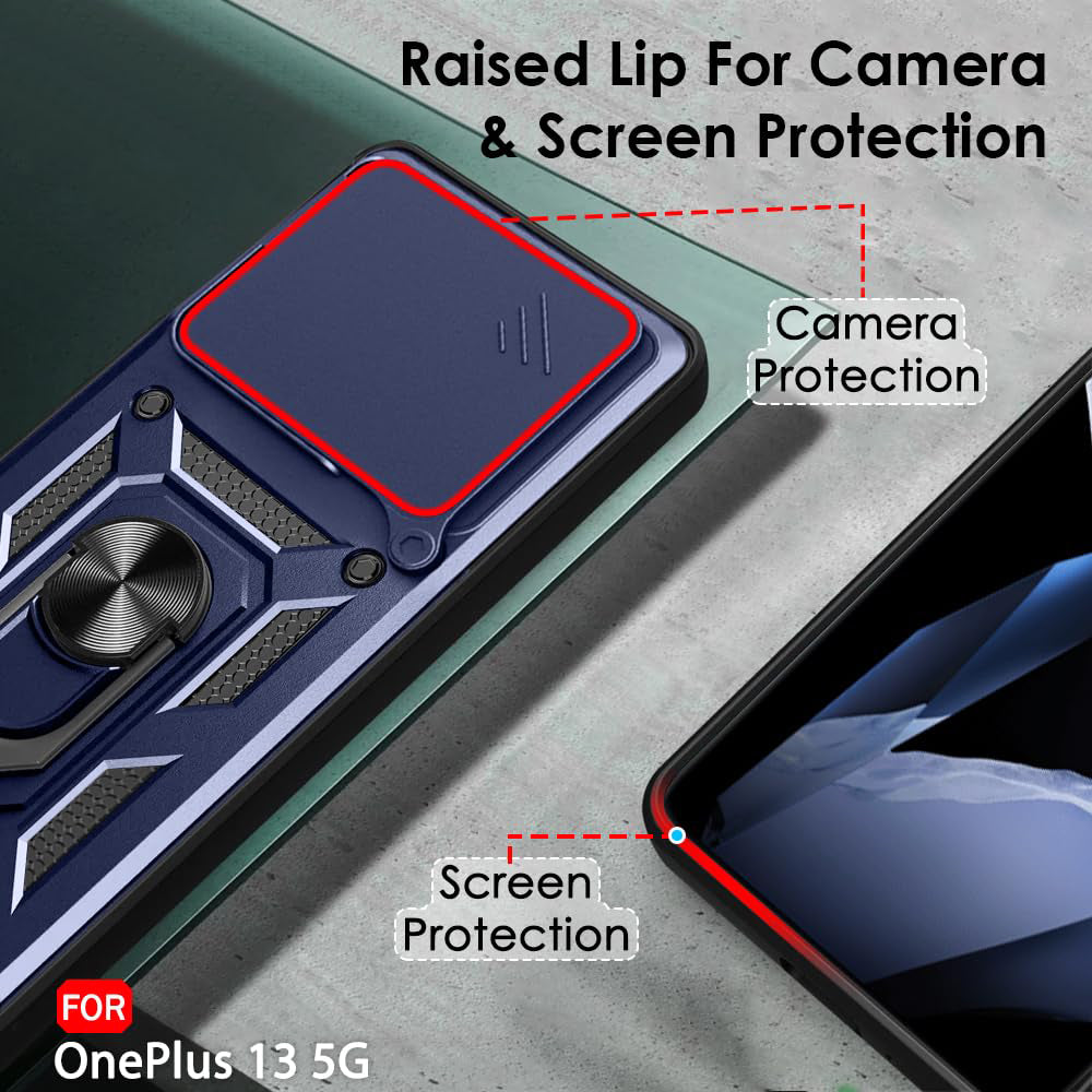 Husa de protectie Techsuit CamShield Series compatibil cu OnePlus 13, Albastru