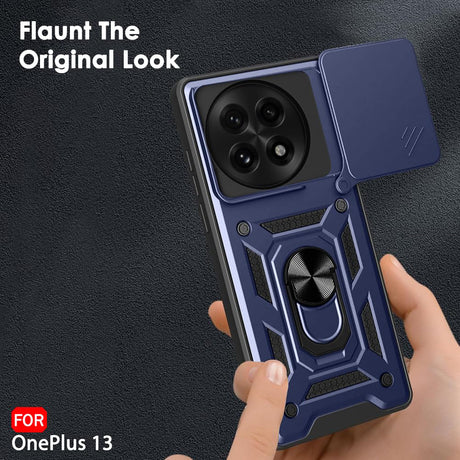 Husa de protectie Techsuit CamShield Series compatibil cu OnePlus 13, Albastru