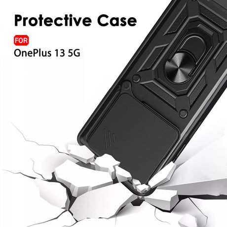 Husa de protectie Techsuit CamShield Series compatibil cu OnePlus 13, Negru