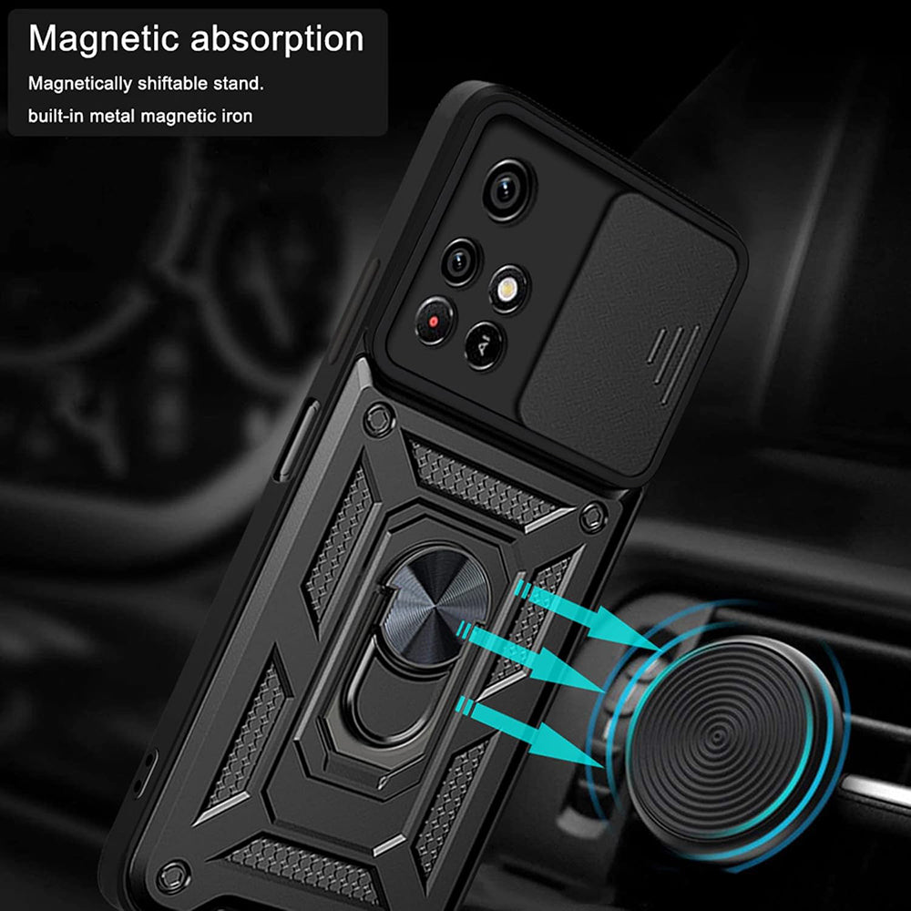 Husa de protectie Techsuit CamShield Series compatibil cu Xiaomi Redmi 10 2021 / Redmi 10 2022, Negru