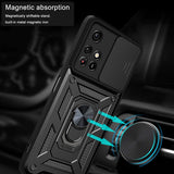 Husa de protectie Techsuit CamShield Series compatibil cu Xiaomi Redmi 10 2021 / Redmi 10 2022, Negru
