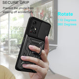 Husa de protectie Techsuit CamShield Series compatibil cu Xiaomi Redmi 10 2021 / Redmi 10 2022, Negru