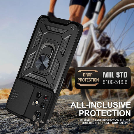 Husa de protectie Techsuit CamShield Series compatibil cu Xiaomi Redmi 10 2021 / Redmi 10 2022, Negru