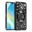 Husa de protectie Techsuit Luxury Glitter MagSafe compatibil cu Samsung Galaxy A16 4G / A16 5G, Negru