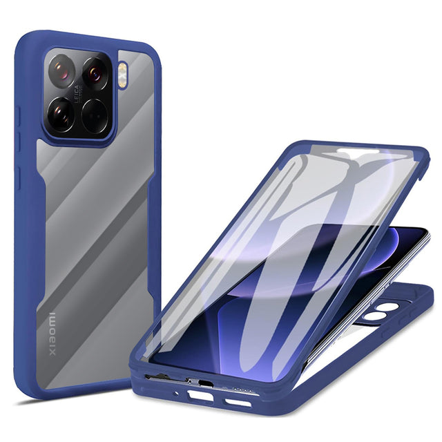 Folie de protectie Techsuit ColorVerse 360 Series + compatibil cu Xiaomi 15 Pro, Albastru