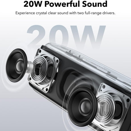 Casti Anker Wireless Speaker Soundcore Select 2S (A3171011), True Wireless Stereo, 20W, IPX7, Negru