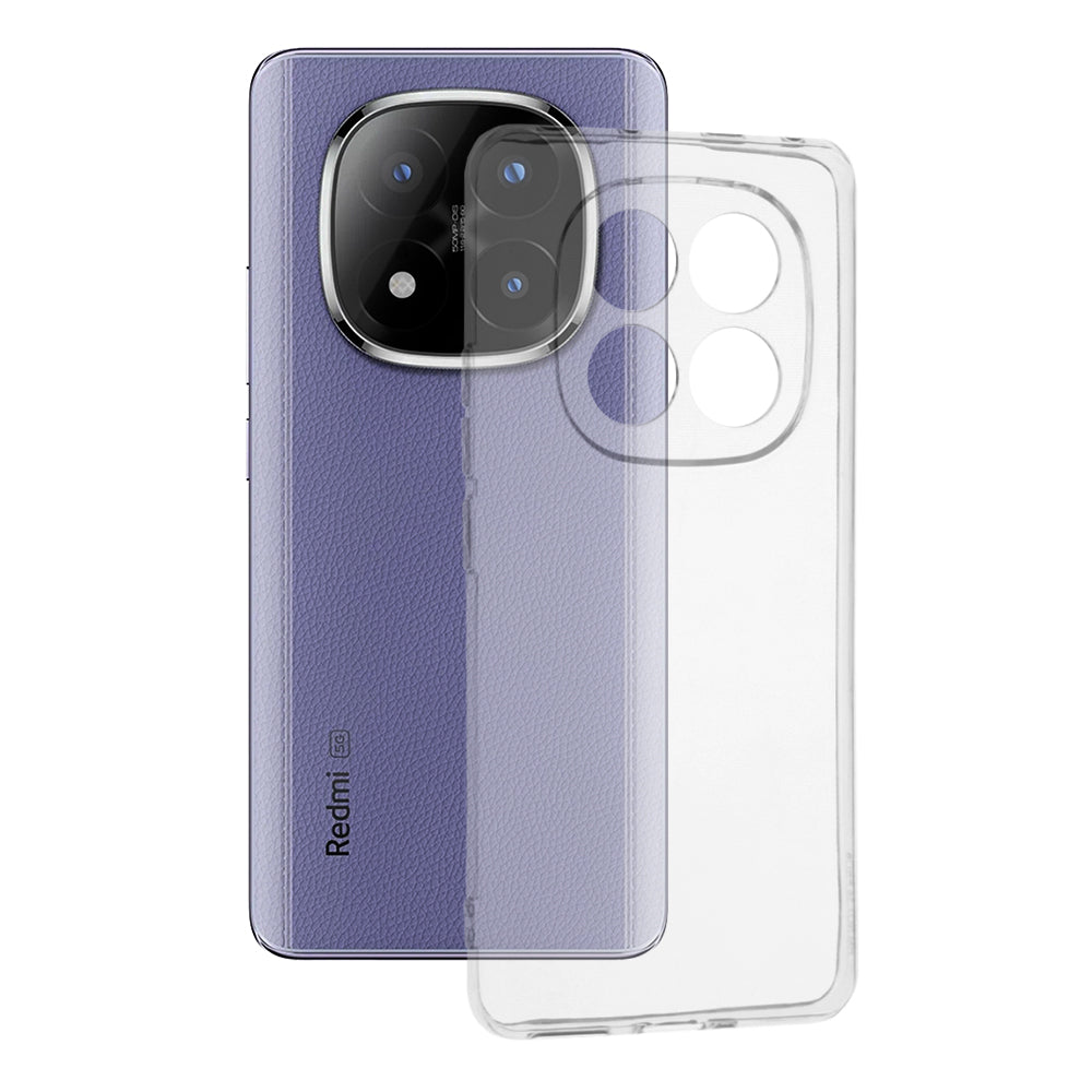 Husa de protectie Techsuit Clear Silicone compatibil cu Xiaomi Redmi Note 14 Pro+ 5G, Transparent