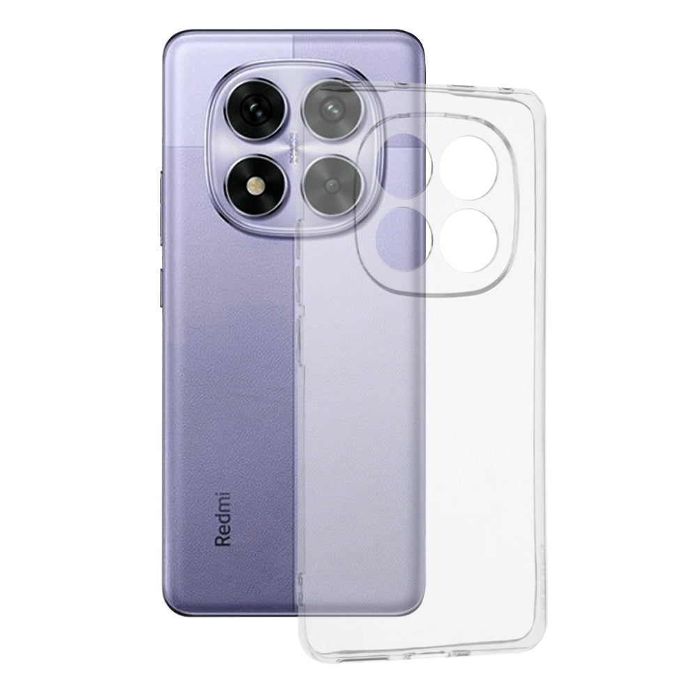 Husa de protectie Techsuit Clear Silicone compatibil cu Xiaomi Redmi Note 14 Pro 5G / Poco X7, Transparent