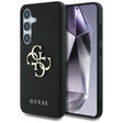 Husa de protectie Guess Hardcase 4G Grained Big and Classic Logo (GUHCS25MPGT4MBK) compatibil cu Samsung Galaxy S25 Plus, Negru