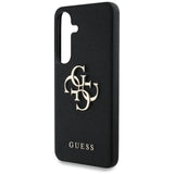 Husa de protectie Guess Hardcase 4G Grained Big and Classic Logo (GUHCS25MPGT4MBK) compatibil cu Samsung Galaxy S25 Plus, Negru