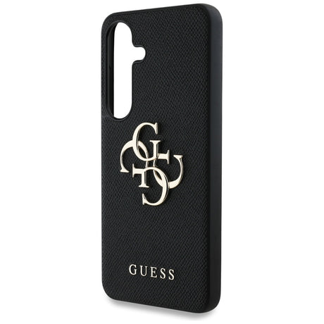 Husa de protectie Guess Hardcase 4G Grained Big and Classic Logo (GUHCS25MPGT4MBK) compatibil cu Samsung Galaxy S25 Plus, Negru