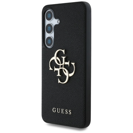 Husa de protectie Guess Hardcase 4G Grained Big and Classic Logo (GUHCS25MPGT4MBK) compatibil cu Samsung Galaxy S25 Plus, Negru