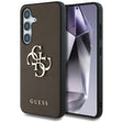 Husa de protectie Guess Hardcase 4G Grained Big and Classic Logo (GUHCS25SPGT4MBW) compatibil cu Samsung Galaxy S25, Maro