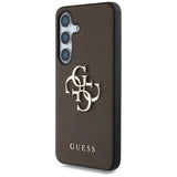 Husa de protectie Guess Hardcase 4G Grained Big and Classic Logo (GUHCS25MPGT4MBW) compatibil cu Samsung Galaxy S25 Plus, Maro