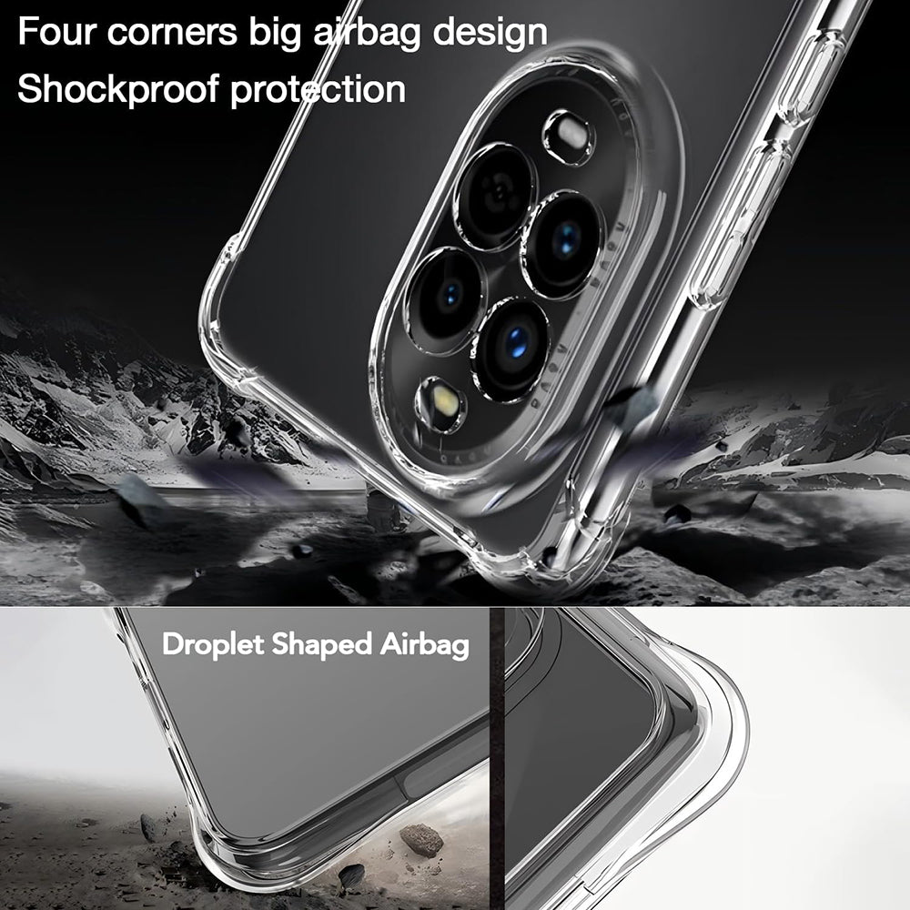 Husa de protectie Techsuit Shockproof Clear Silicone compatibil cu Huawei nova 13 Pro, Transparent