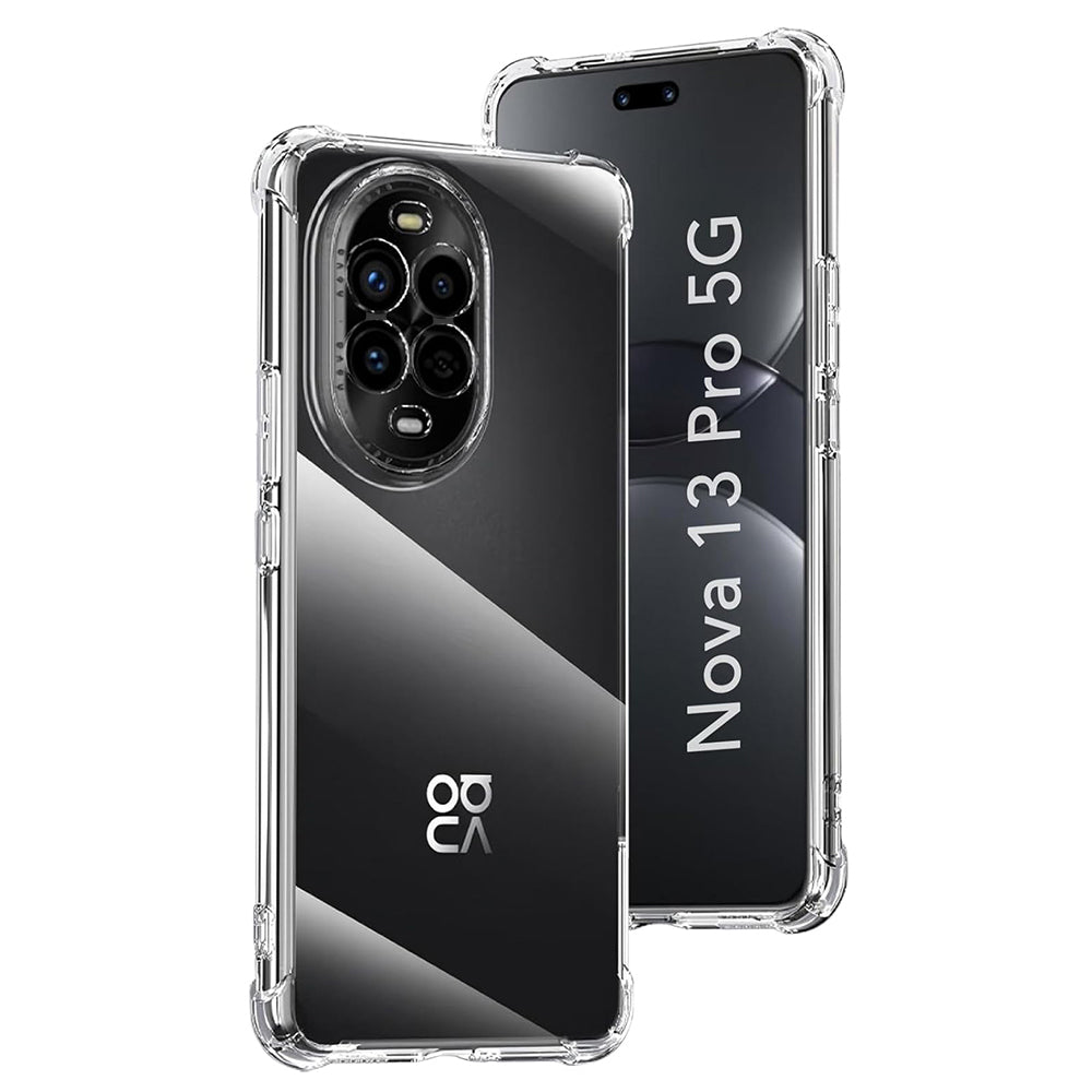 Husa de protectie Techsuit Shockproof Clear Silicone compatibil cu Huawei nova 13 Pro, Transparent