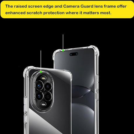 Husa de protectie Techsuit Shockproof Clear Silicone compatibil cu Huawei nova 13, Transparent