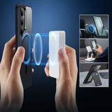 Husa de protectie ESR Classic Hybrid HaloLock compatibil cu Samsung Galaxy S25 Plus, Transparent Black