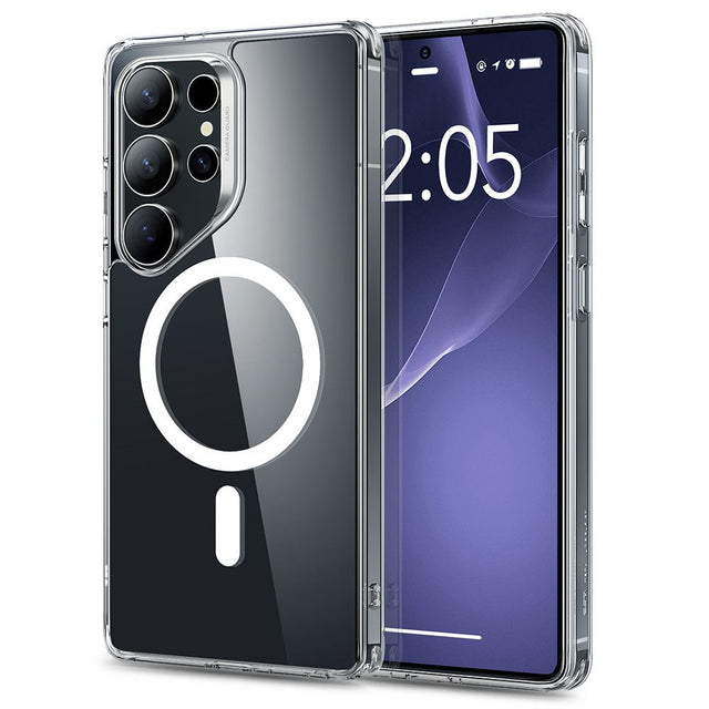 Husa de protectie ESR Classic Hybrid HaloLock compatibil cu Samsung Galaxy S25 Ultra, Transparent