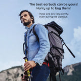 Casti Havit (OWS914), with Microphone, Bluetooth 5.3, True Wireless Stereo, ENC, USB-C, 500mAh, Bej