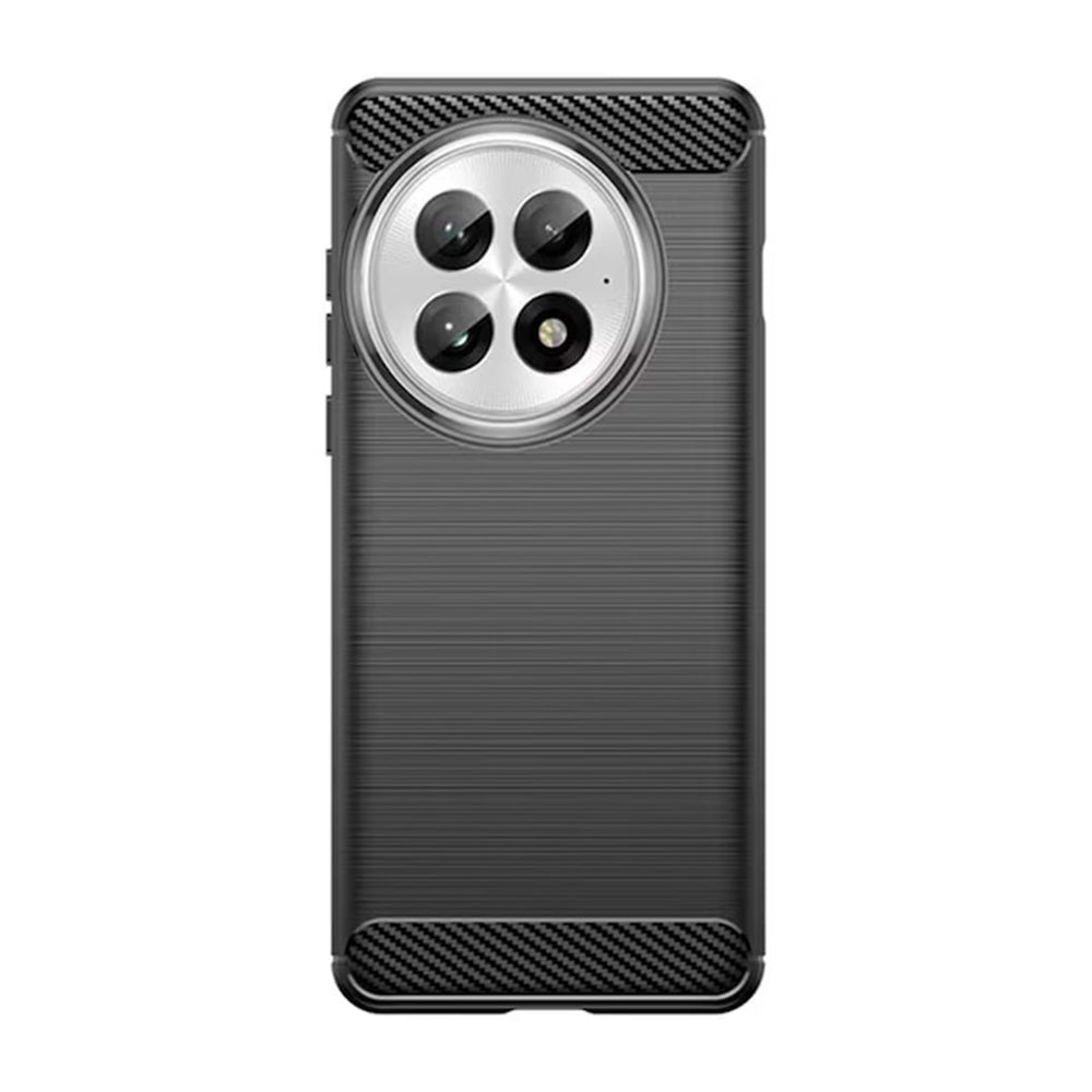 Husa de protectie Techsuit Carbon Silicone compatibil cu OnePlus 13R, Negru