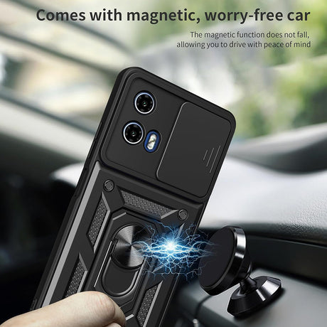 Husa de protectie Techsuit CamShield Series compatibil cu Motorola Moto G05 / E15, Negru
