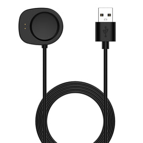 Incarcator Techsuit SmartWatch Wireless Charging Cable (THA4), for Amazfit T-Rex3 / Balance / Active Max / Active 3 Premium, Negru