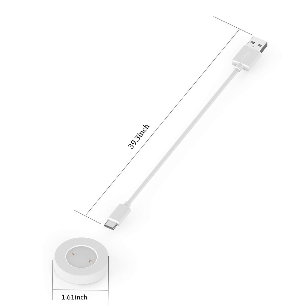 Incarcator Techsuit SmartWatch Wireless Charging Cable (THC3), for Huawei Watch GT/GT2/Honor Watch GS3i, USB, 3.5W, Alb