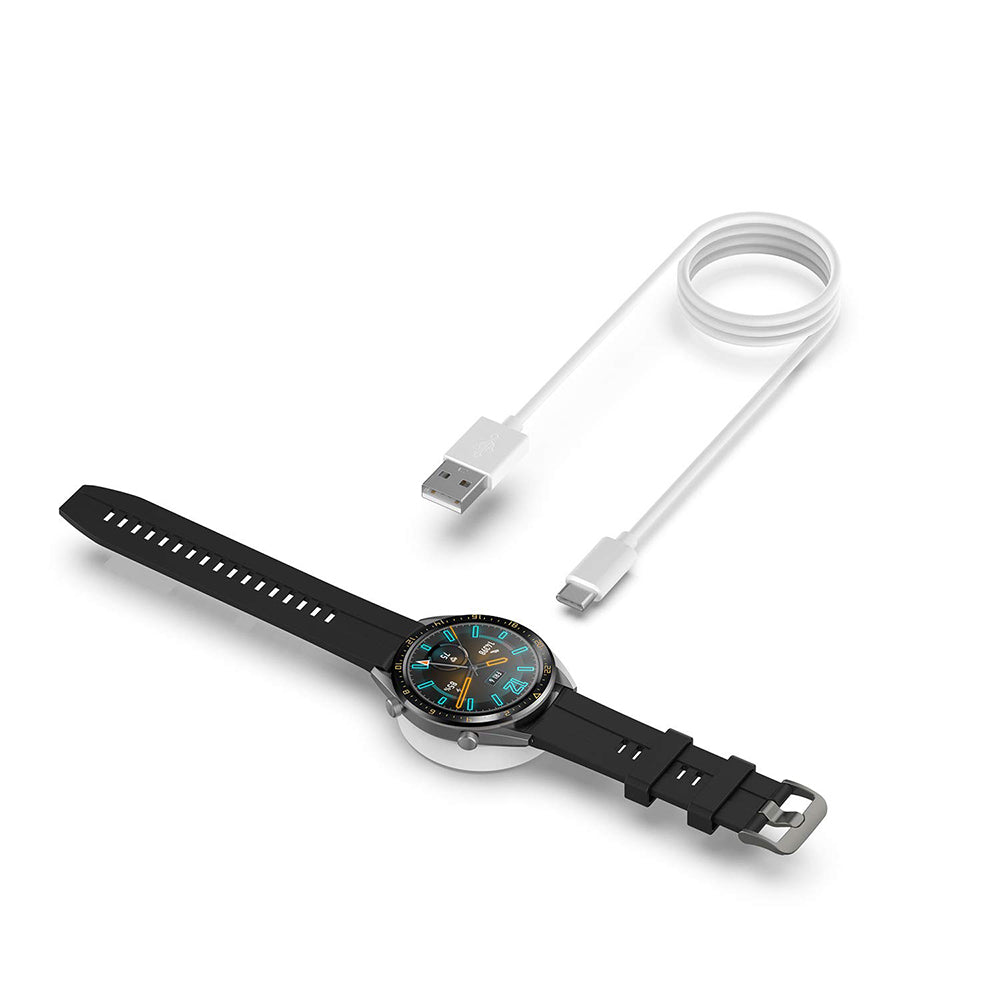 Incarcator Techsuit SmartWatch Wireless Charging Cable (THC3), for Huawei Watch GT/GT2/Honor Watch GS3i, USB, 3.5W, Alb