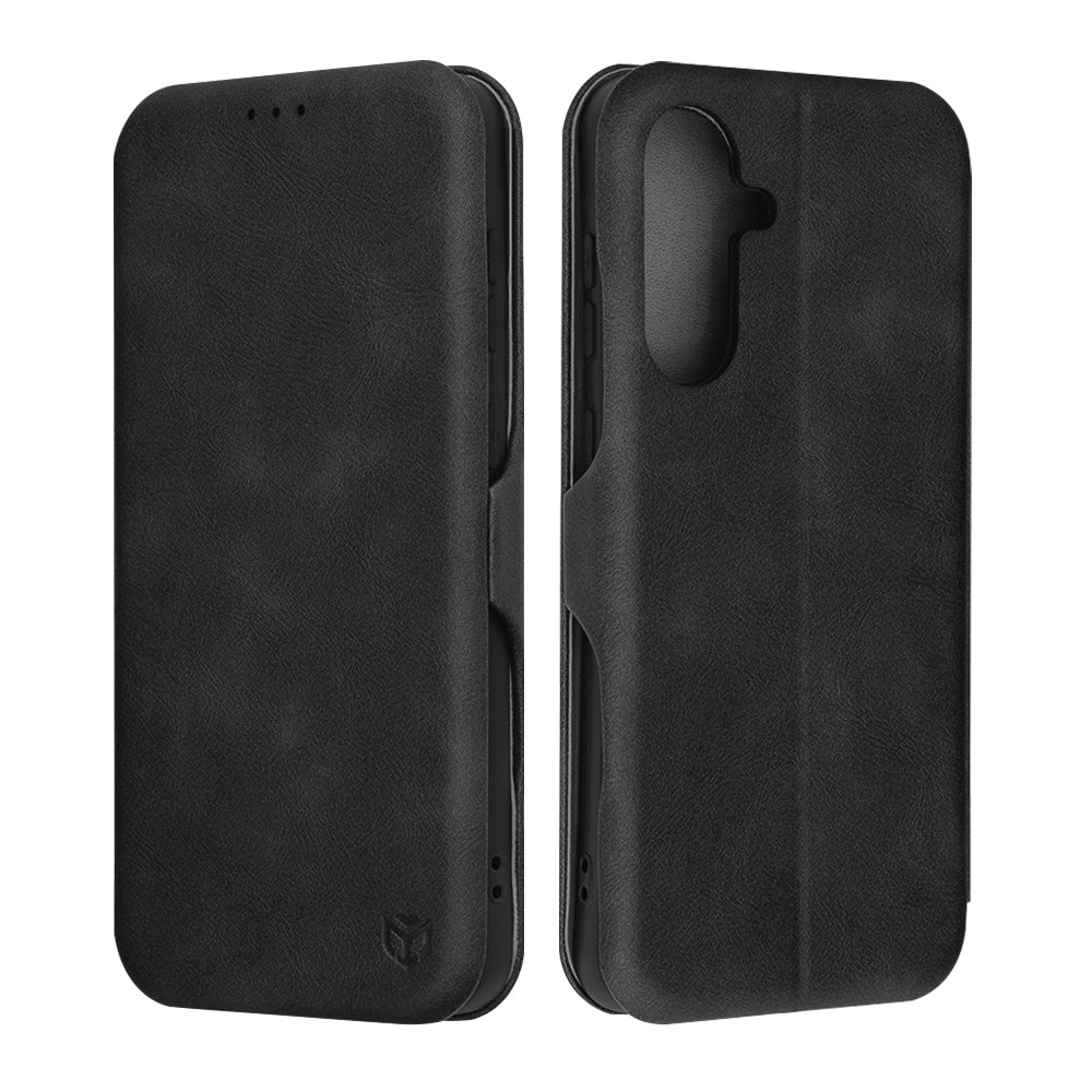 Husa de protectie Techsuit Safe Wallet Plus compatibil cu Samsung Galaxy A56 5G, Negru