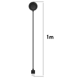 Incarcator Techsuit SmartWatch Wireless Charging Cable (TXC9), for Xiaomi Watch S4 Sport, USB, Negru