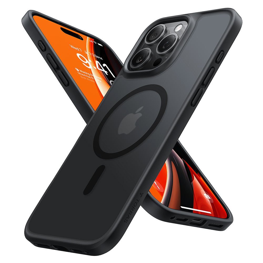 Husa de protectie Torras Guardian Magnetic compatibil cu iPhone 16 Pro Max, Negru