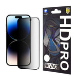 Folie de protectie Lito HD Pro Privacy compatibil cu iPhone 14 Pro, Negru