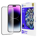 Folie de protectie Lito D+ Pro Clear compatibil cu iPhone 14 Pro Max, Negru